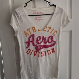 Lot of 4 Aeropostale v-neck tees